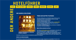 Desktop Screenshot of oekohotel.ch